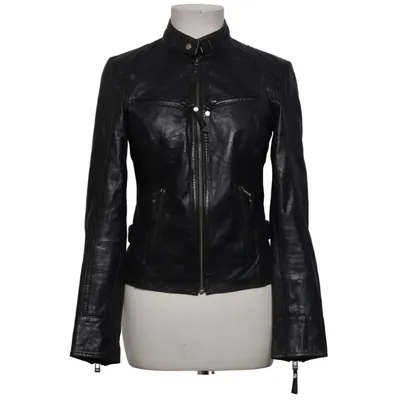 Veste en cuir (Noir) de Hollies Cuir