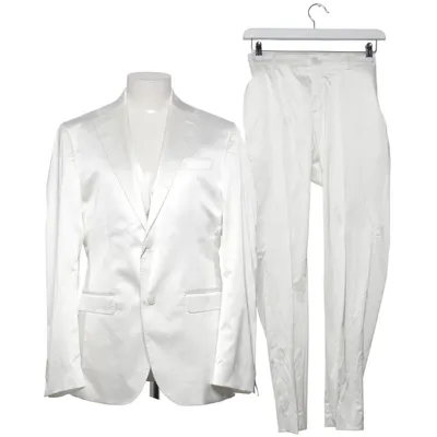 Jakkesæt (Hvid) fra Hechter Bomuld, Elastan, Polyester