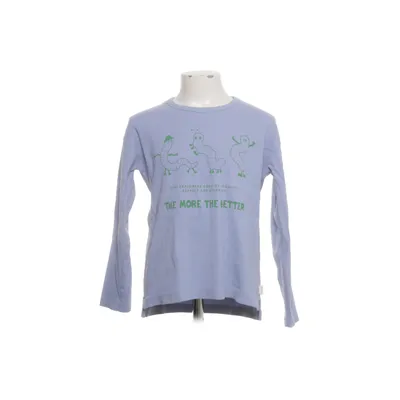 Langærmet t-shirt (Blå) fra Tinycottons Bomuld, Elastan