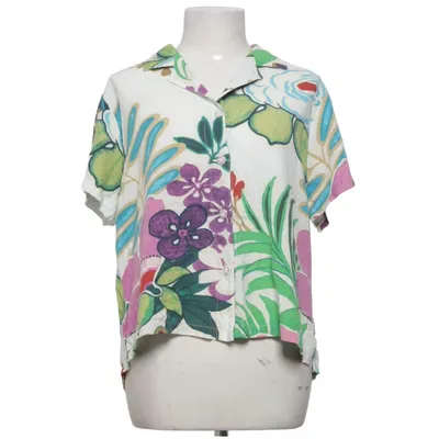 Chemise à manches courtes (Blanc, Multicolore) de Jams World Viscose