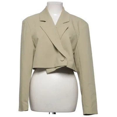 Blazer (Beige) fra Mathilde Gøhler x NA-KD Elastan, Polyester, Viscose