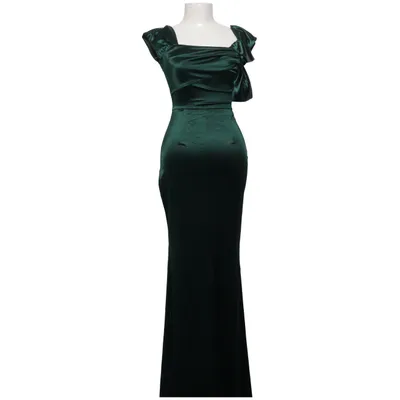 Aftonklänning (Grön) från Muxxn Elastan, Polyester