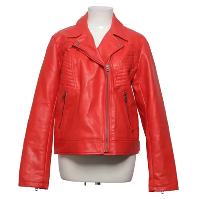 Biker jacket (Red) from Pepe Jeans Cotton, Polyester, Viscose