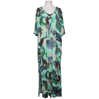 Maxi dress (Green, Blue, Multicolored) from Isay Elastane, Viscose