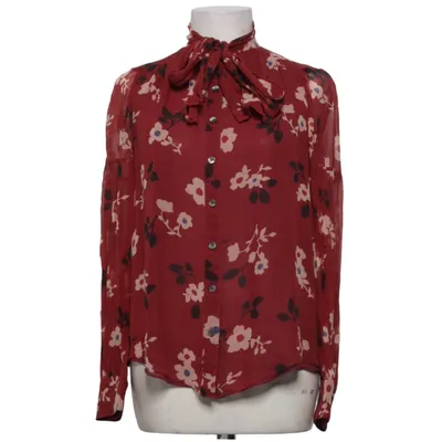 Blouse (Red, Multicolored) from Kate Spade Polyester, Silk