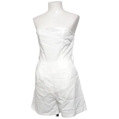 Jumpsuit (Wit) van Misspap Elastaan, Viscose