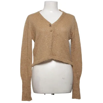 Cardigan (Beige) de Guitare Acrylique, Mohair, Nylon, Polyester