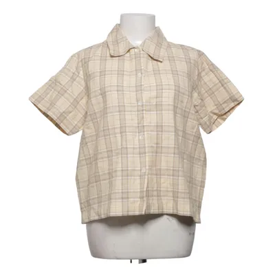 Short sleeve shirt (Beige, Brown) from Lemon Grass Cotton