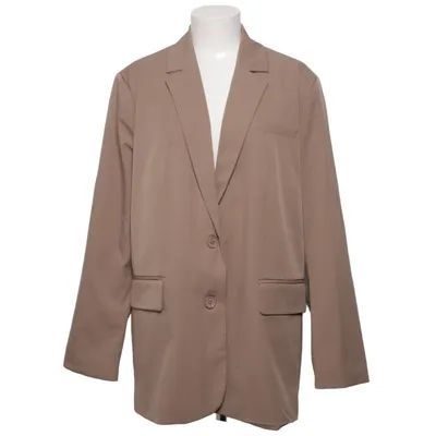 Blazer (Beige) fra Pieces Elastan, Polyester