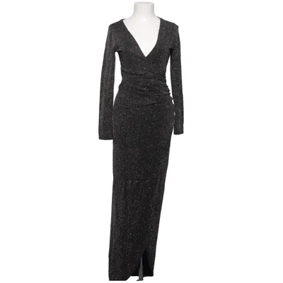 Cocktail dress (Black, Silver) from Quiz Elastane, Metallic fiber, Polyamide, Polyester