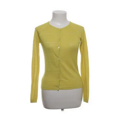 Cardigan (Yellow) from Maan Metallic fiber, Polyester, Viscose