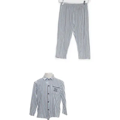 Pyjamas (Blå, Vit) från Nightwear Bomull