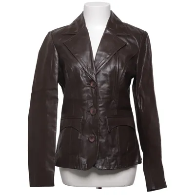 Leren blazer (Bruin) van Vero Moda Jeans Leer, Polyester