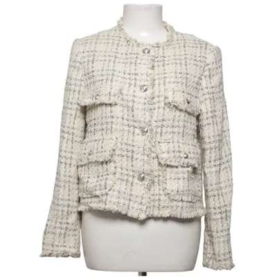 Kavaj (Beige, Svart, Vit) från Mango