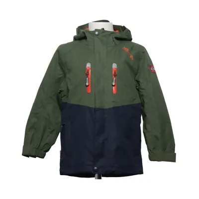 Outdoorjakke (Grøn, Blå, Orange) fra Trollkids Polyester