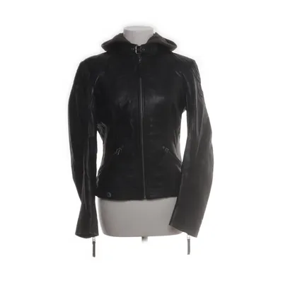 Leather jacket (Black) from Gipsy by Mauritius Leather, Cotton, Polyester