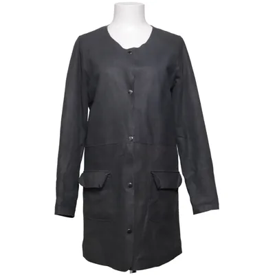 Läderkappa (Grå) från Dranella Skinn, Polyester