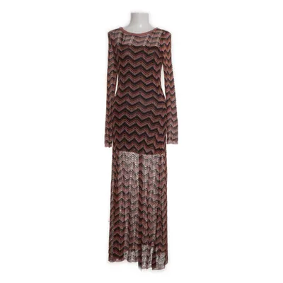 Maxi jurk (Roze, Zwart, Rood, Meerkleurig) van Mango Polyester, Viscose