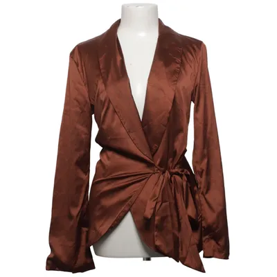 Wickeljacke (Braun) von Femme Luxe Elasthan, Polyester