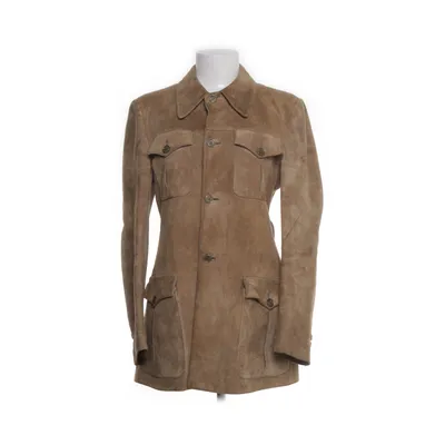 Läderjacka (Beige) från Brooklyn