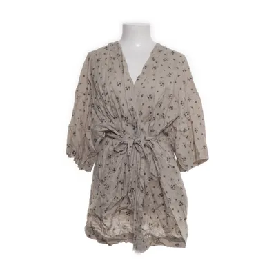 Wrap dress (Beige, Multicolored) from Newbie by KappAhl Cotton