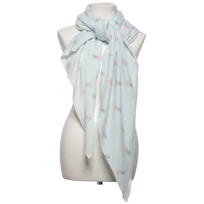 Châle (Bleu, Rose, Multicolore) de Zwillingsherz Cachemire, Polyamide, Viscose, Laine
