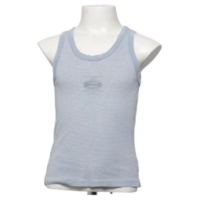 Débardeur (Bleu, Blanc) de Petit Bateau Coton