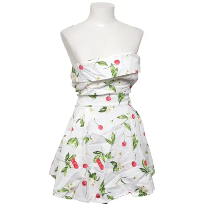 Robe (Blanc, Multicolore) de Yumi Coton, Élasthane