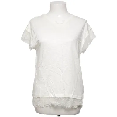 Top (Wit) van Zara W&B Collection Linnen