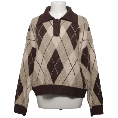 Sweater (Brown, Beige) from Piano Elastane, Viscose, Wool