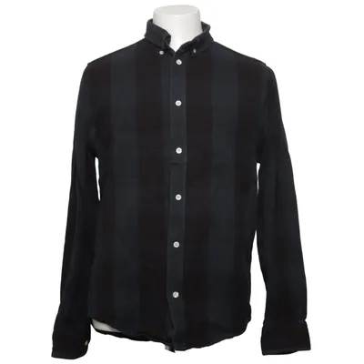 Chemise en flanelle (Bleu, Noir) de W.A.C Coton