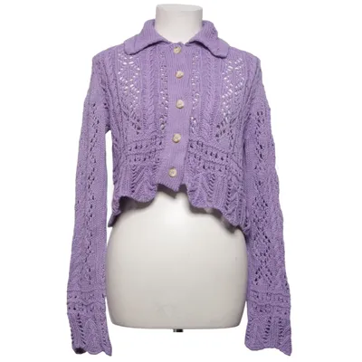 Cardigan (Lila) van Zara Katoen