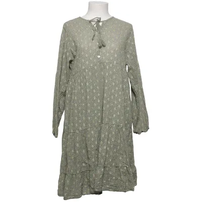 Klänning (Grön, Beige) från Stajl Bomull