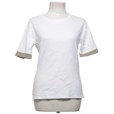 T-shirt (Vit) från Zara Bomull, Elastan, Polyester