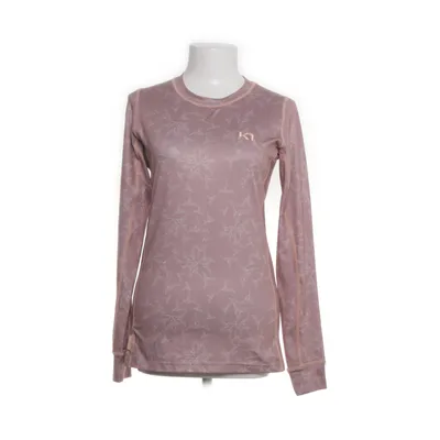 Baselayertrøje (Pink, Hvid) fra Kari Traa Elastan, Polyester