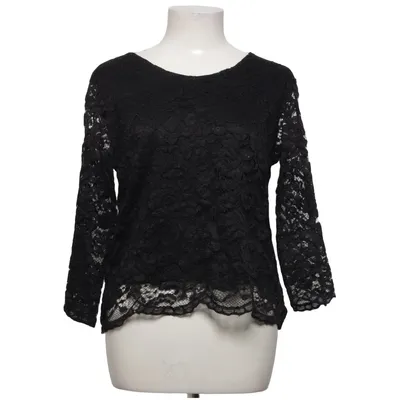 Blouse (Black) from Dotted Blue Polyamide, Polyester, Viscose