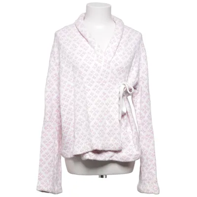Cardigan cache-cœur (Rose, Blanc) de Jumper Fabriken Coton