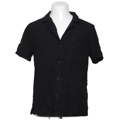 Chemise à manches courtes (Noir) de Topman Viscose