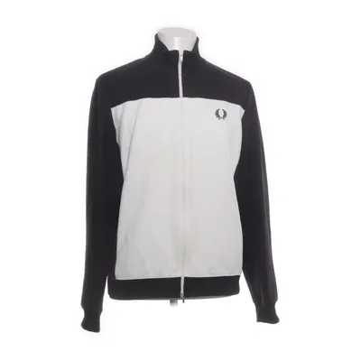 Træningsjakke (Sort, Hvid) fra Fred Perry Akryl, Bomuld, Elastan, Polyester, Uld