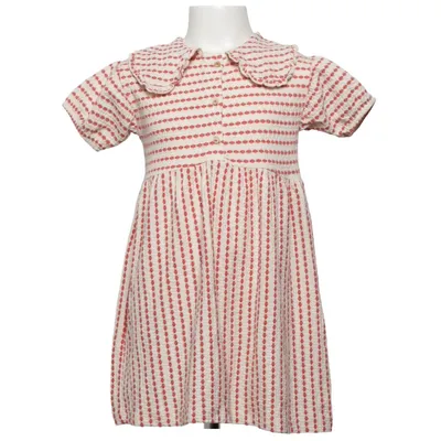 Klänning (Vit, Röd) från Zara Bomull, Elastan, Polyester, Viskos