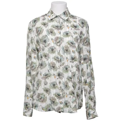 Skjorta (Vit, Flerfärgad) från Feminine Bomull, Linne