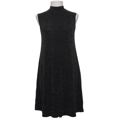Robe (Black Silver Lurex Funnel Neck Slv Less Dress) de Cosmic Élasthane, Fibre métallique, Polyamide