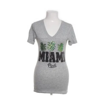 T-shirt (Grå, Flerfarvet) fra Pink Victoria's Secret Bomuld, Polyester