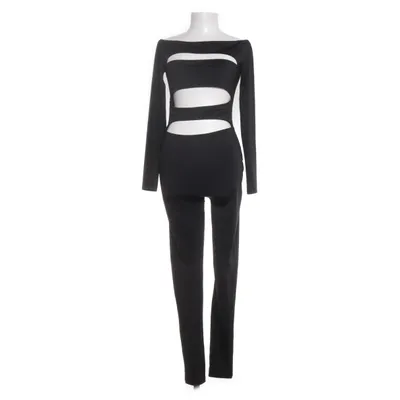 Jumpsuit (Zwart) van Fashion Nova Elastaan, Polyester