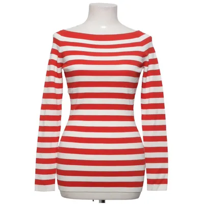 Långärmad t-shirt (Röd, Vit) från Nikkie Polyamid, Viskos