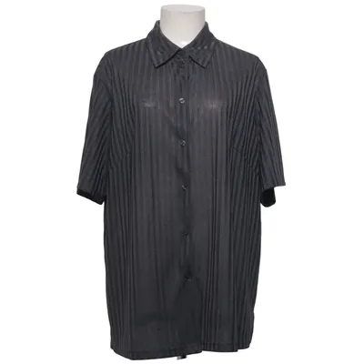 Short sleeve shirt (Gray) from Lady Charme Polyester