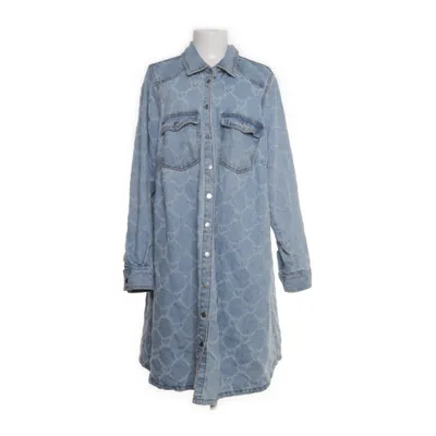 Denim jurk (Blauw) van Zizzi Katoen