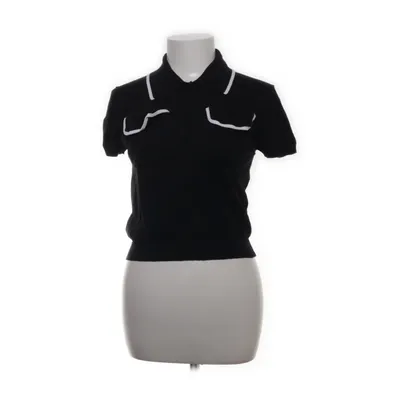 Pikétröja (Svart, Vit) från Massimo Dutti Silke