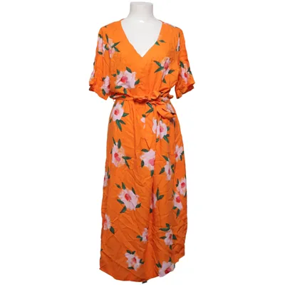 Jurk (Oranje, Roze, Groen) van Pieces Viscose
