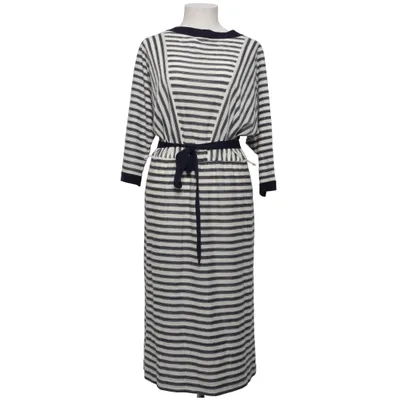 Dress (Blue, White) from Oravais Acetate, Acrylic, Wool